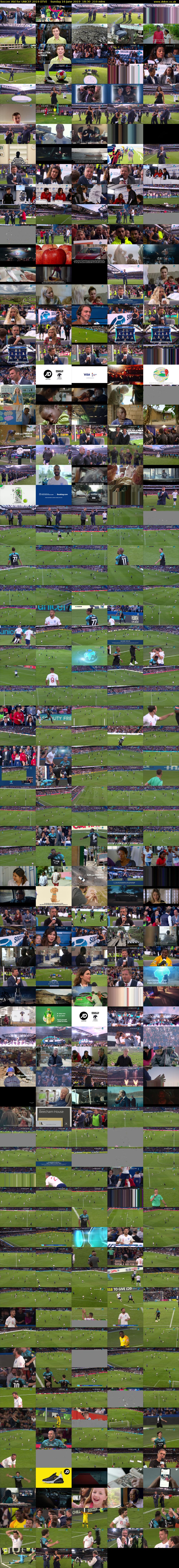 Soccer Aid for UNICEF 2019 (ITV) Sunday 16 June 2019 18:30 - 22:00