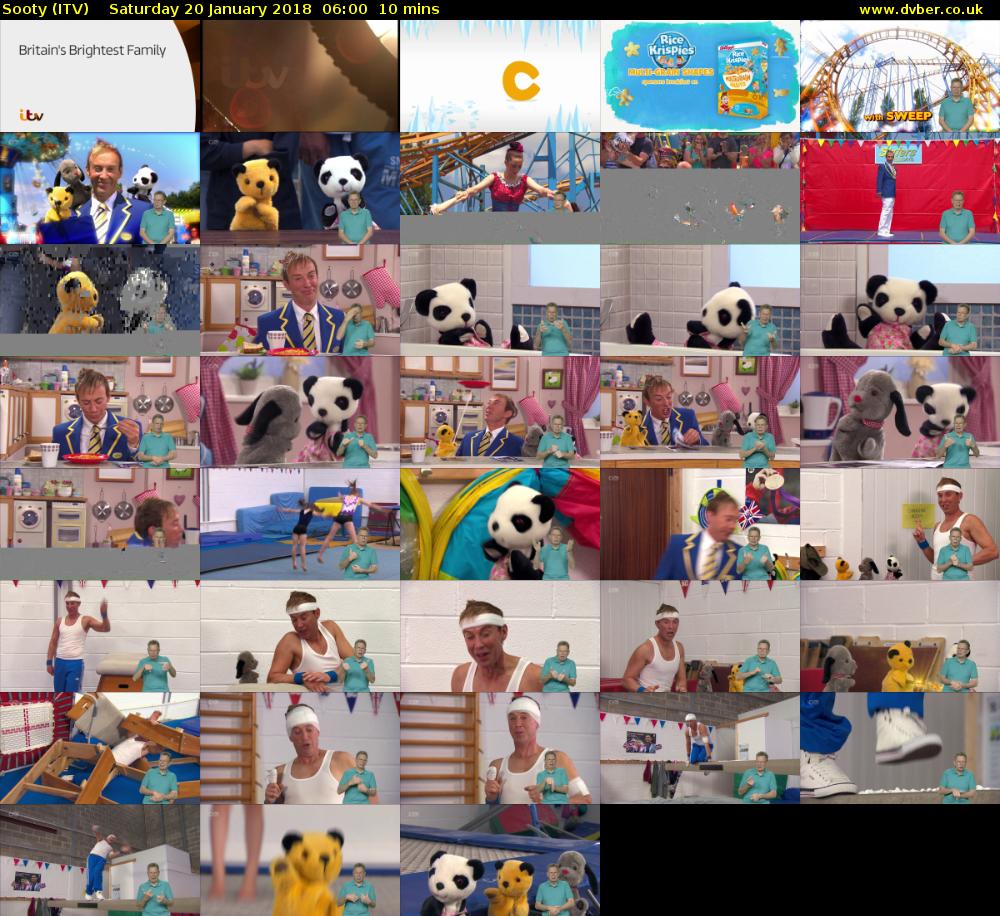 Sooty (ITV) Saturday 20 January 2018 06:00 - 06:10