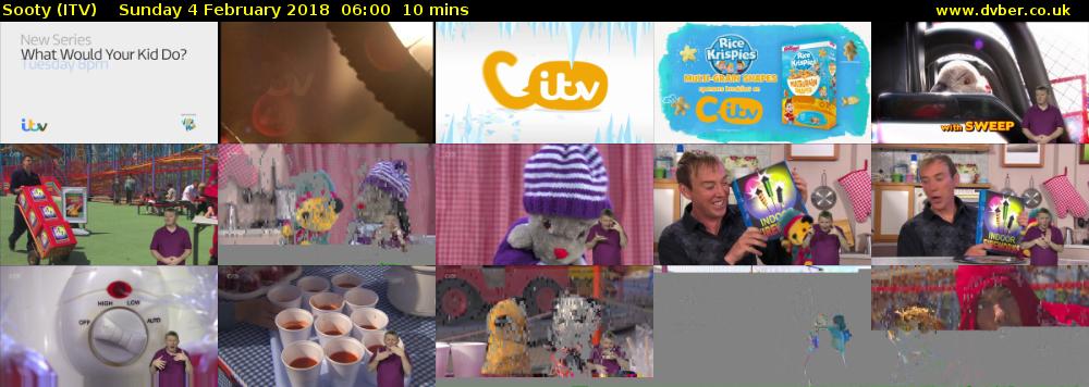 Sooty (ITV) Sunday 4 February 2018 06:00 - 06:10