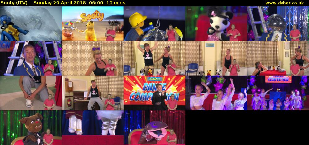 Sooty (ITV) Sunday 29 April 2018 06:00 - 06:10
