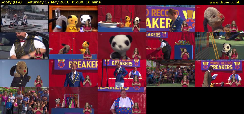 Sooty (ITV) Saturday 12 May 2018 06:00 - 06:10