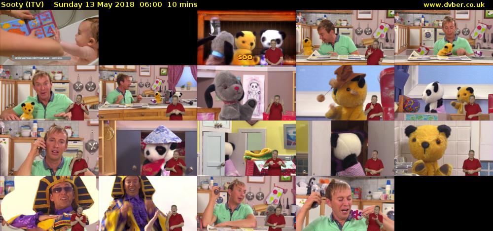 Sooty (ITV) Sunday 13 May 2018 06:00 - 06:10