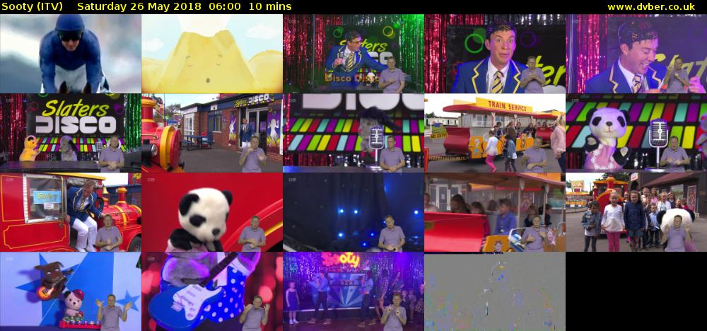 Sooty (ITV) Saturday 26 May 2018 06:00 - 06:10