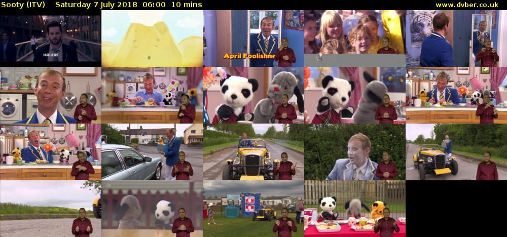 Sooty (ITV) Saturday 7 July 2018 06:00 - 06:10