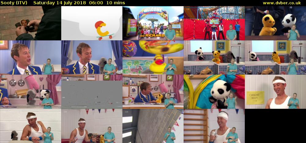Sooty (ITV) Saturday 14 July 2018 06:00 - 06:10