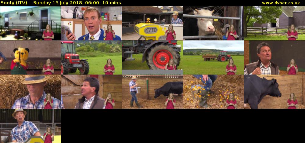 Sooty (ITV) Sunday 15 July 2018 06:00 - 06:10