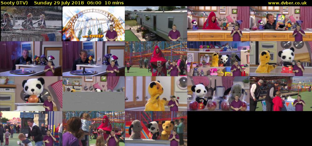 Sooty (ITV) Sunday 29 July 2018 06:00 - 06:10
