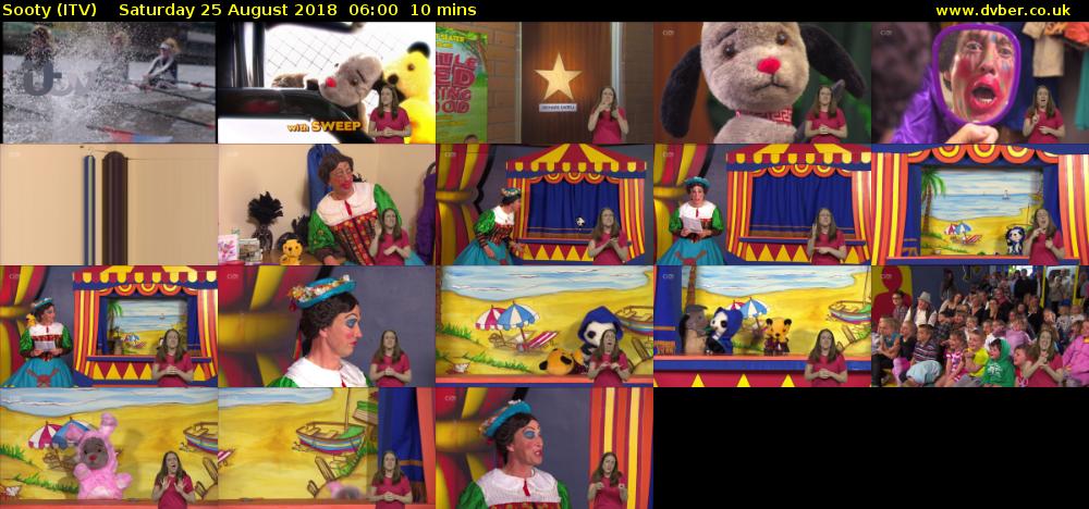 Sooty (ITV) Saturday 25 August 2018 06:00 - 06:10