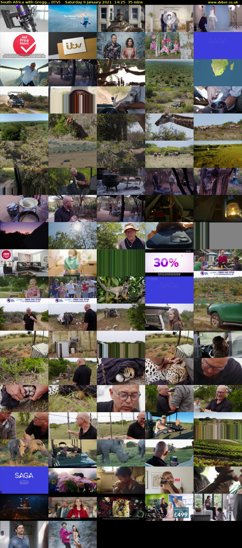 South Africa with Gregg... (ITV) Saturday 9 January 2021 14:25 - 15:00