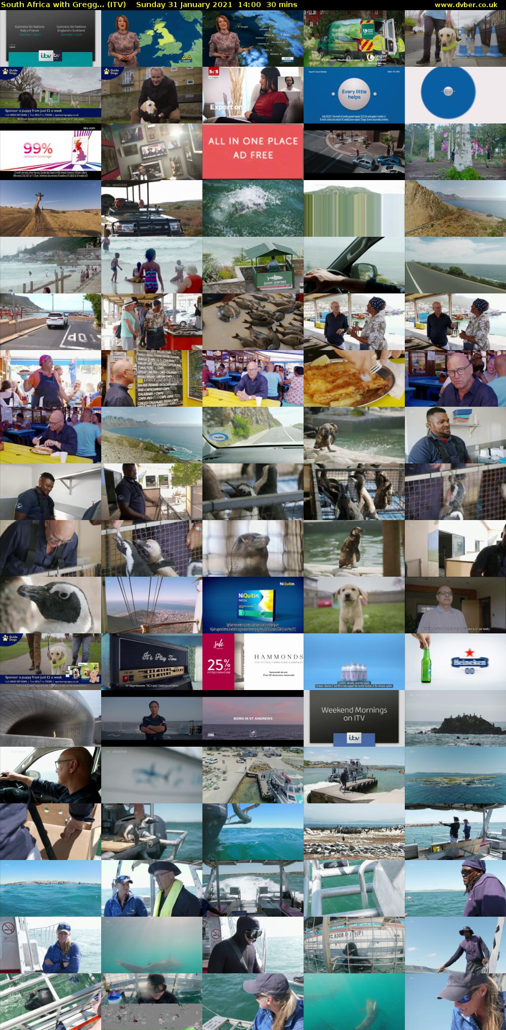 South Africa with Gregg... (ITV) Sunday 31 January 2021 14:00 - 14:30