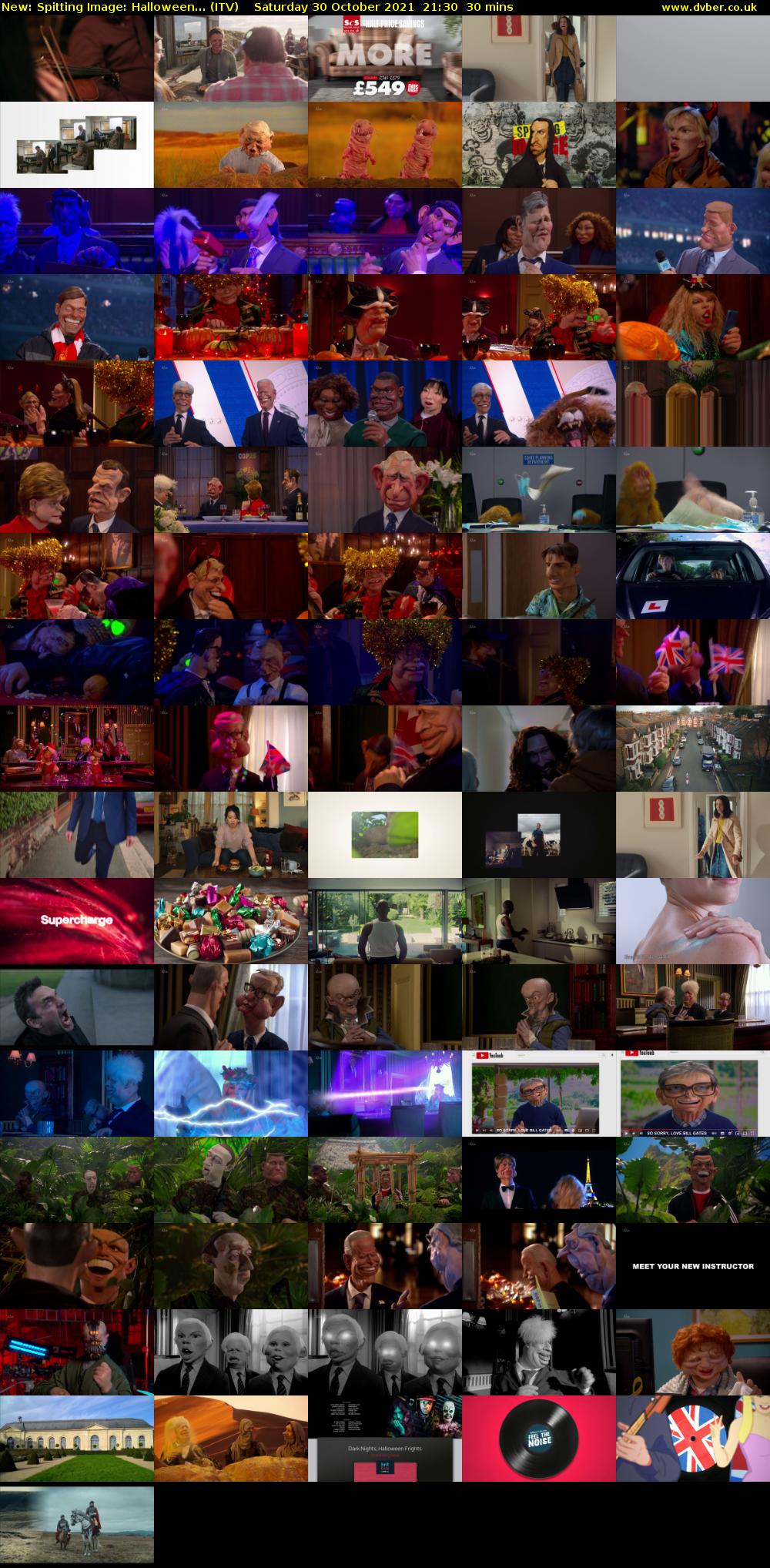 Spitting Image: Halloween... (ITV) Saturday 30 October 2021 21:30 - 22:00