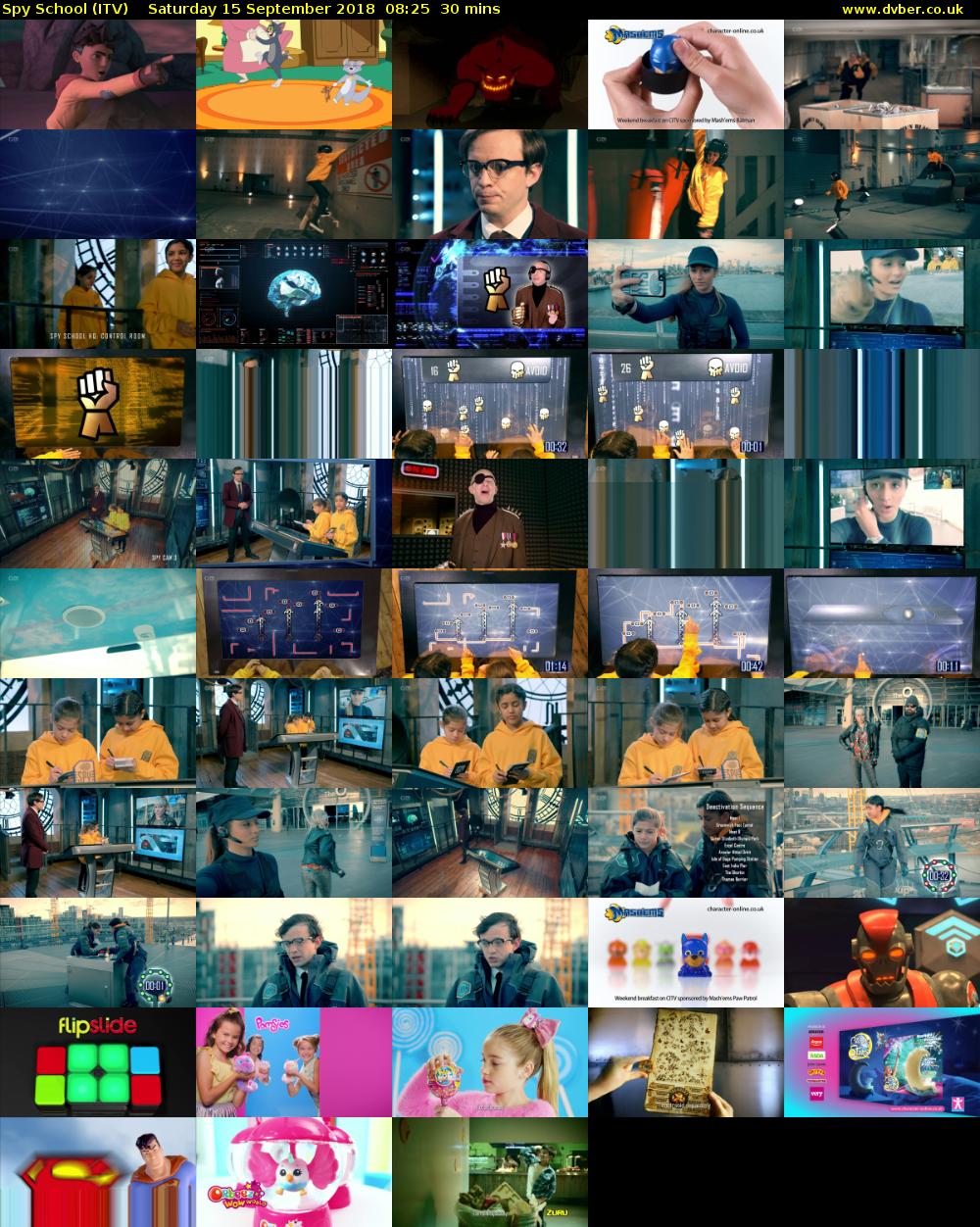 Spy School (ITV) Saturday 15 September 2018 08:25 - 08:55