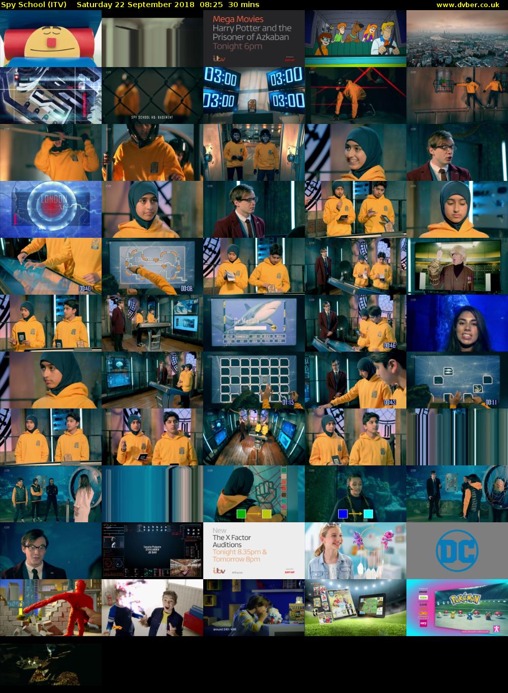 Spy School (ITV) Saturday 22 September 2018 08:25 - 08:55