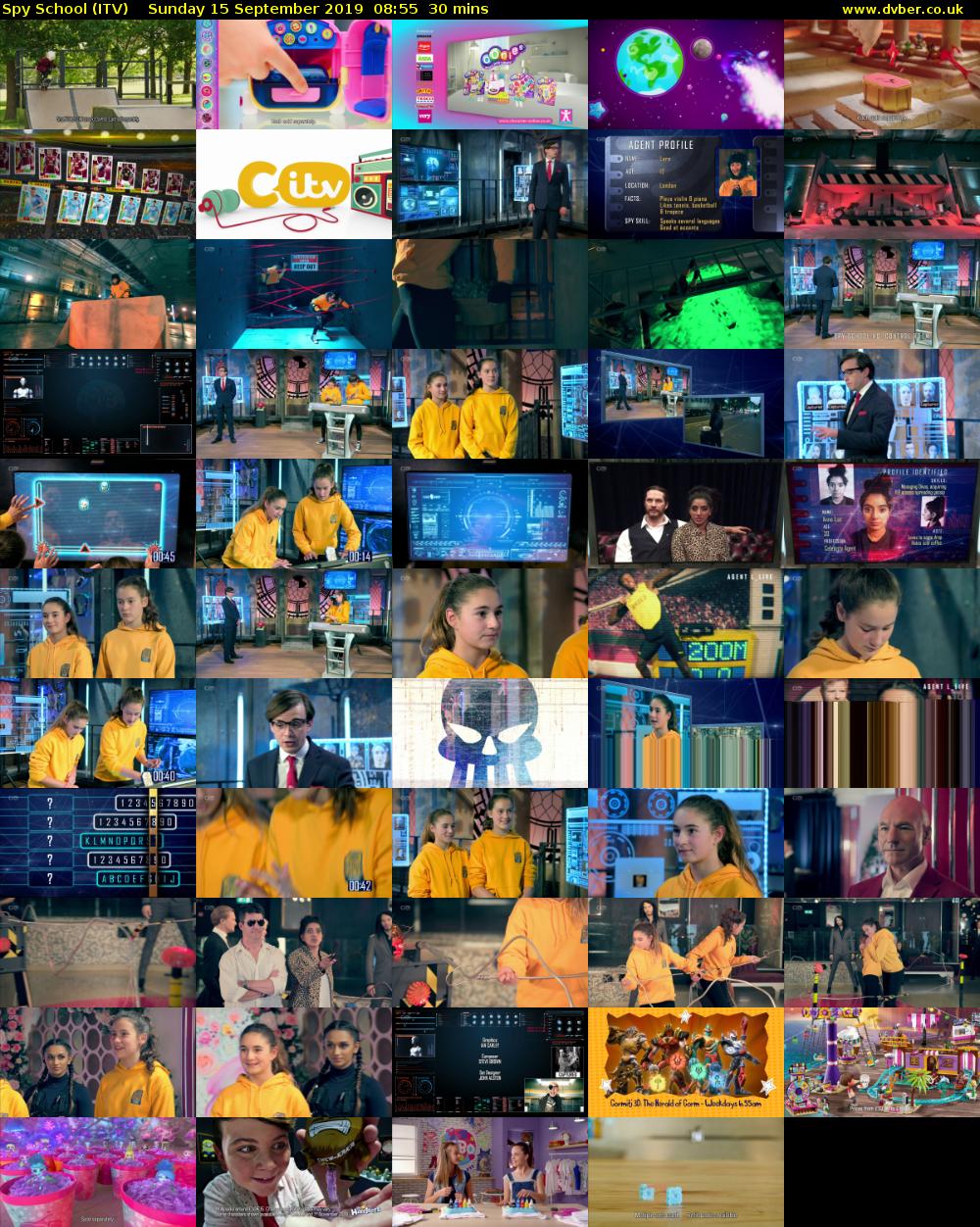 Spy School (ITV) Sunday 15 September 2019 08:55 - 09:25