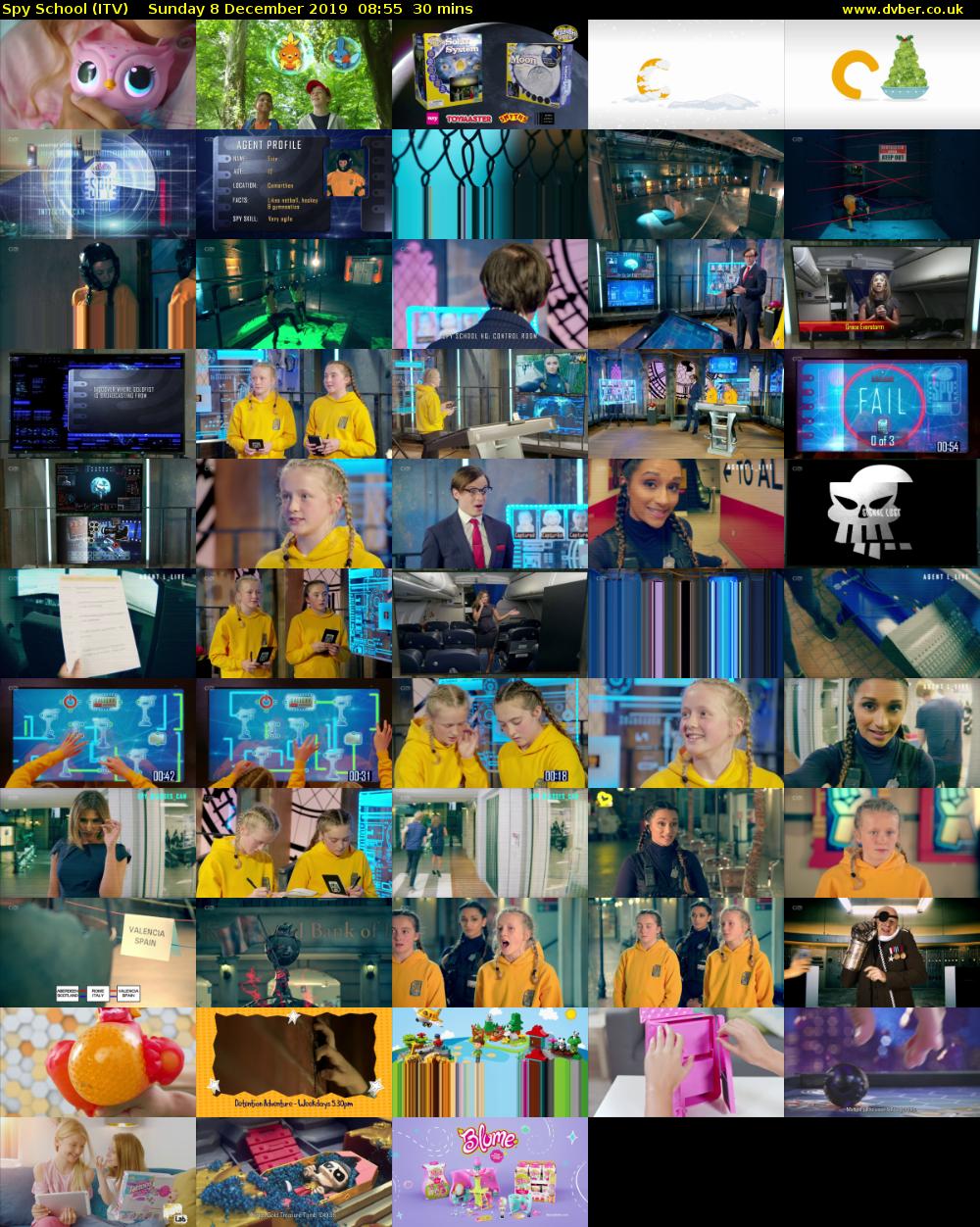 Spy School (ITV) Sunday 8 December 2019 08:55 - 09:25