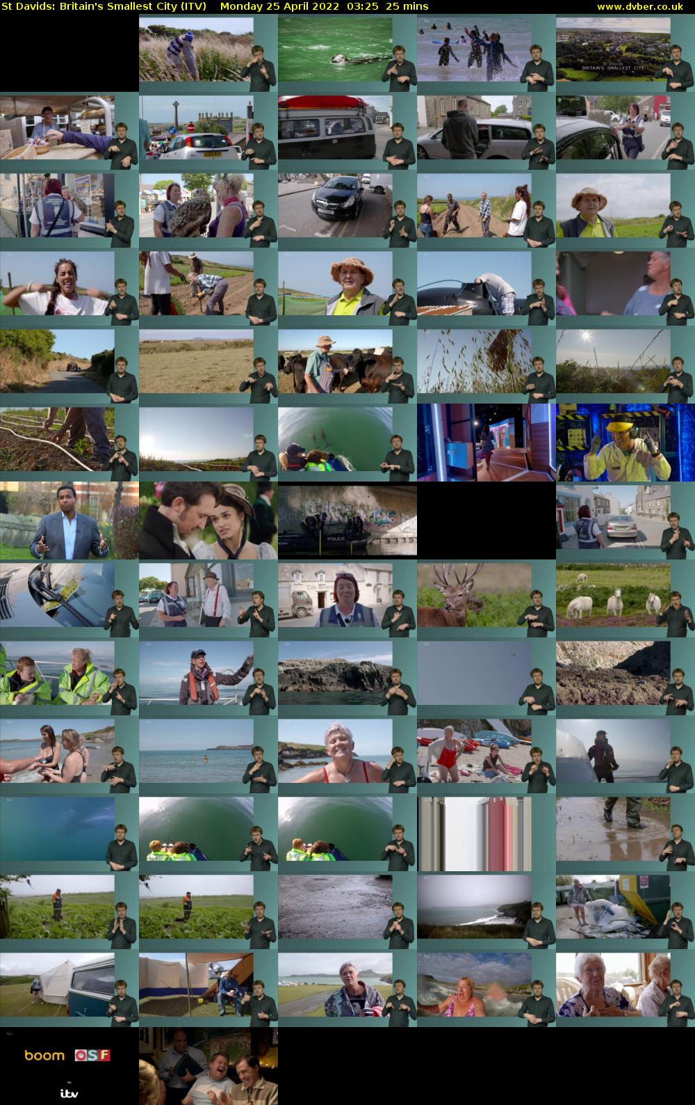 St Davids: Britain's Smallest City (ITV) Monday 25 April 2022 03:25 - 03:50