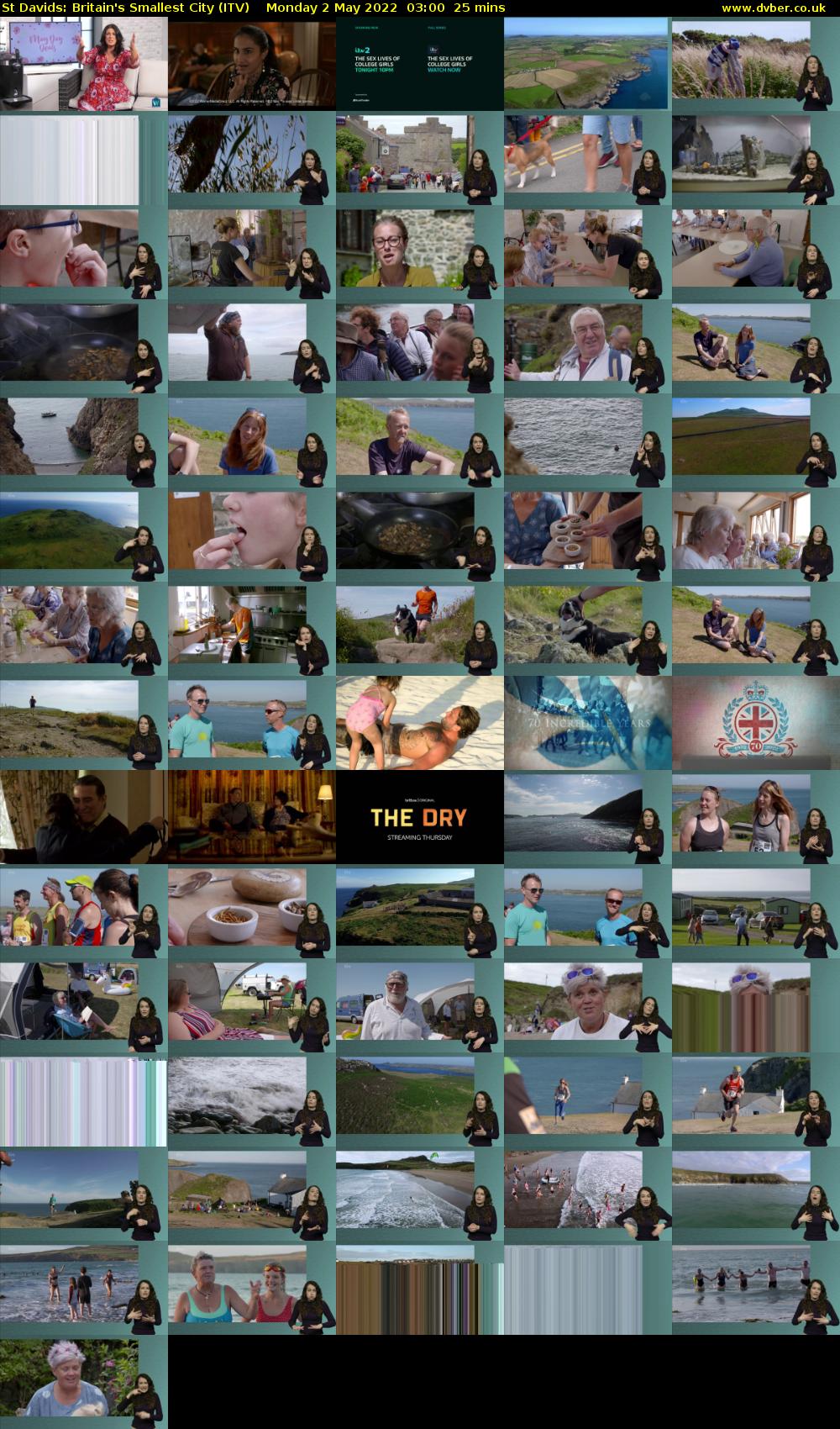 St Davids: Britain's Smallest City (ITV) Monday 2 May 2022 03:00 - 03:25