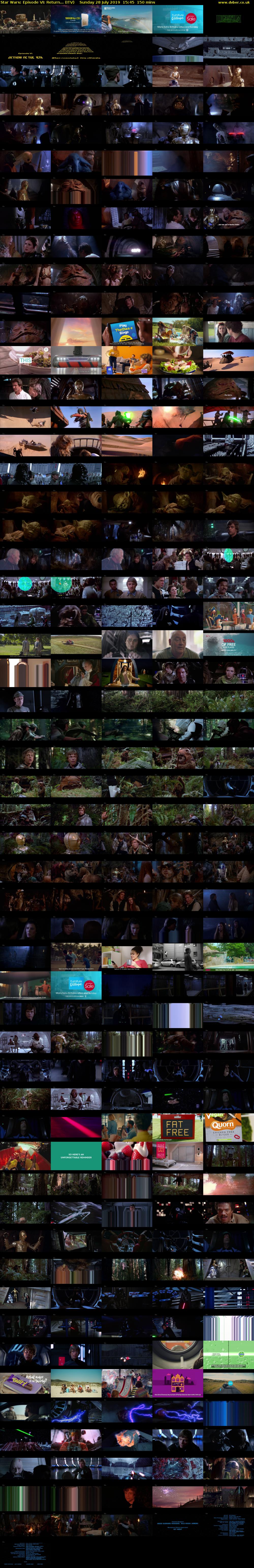 Star Wars: Episode VI: Return... (ITV) Sunday 28 July 2019 15:45 - 18:15