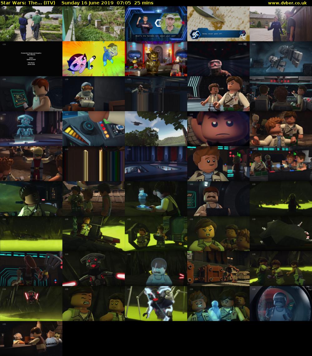 Star Wars: The... (ITV) Sunday 16 June 2019 07:05 - 07:30