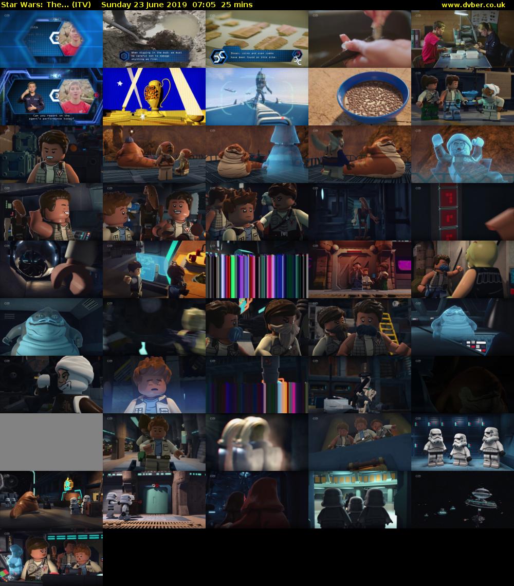 Star Wars: The... (ITV) Sunday 23 June 2019 07:05 - 07:30