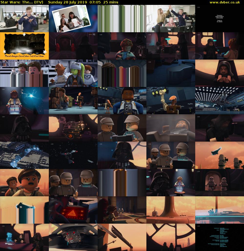 Star Wars: The... (ITV) Sunday 28 July 2019 07:05 - 07:30