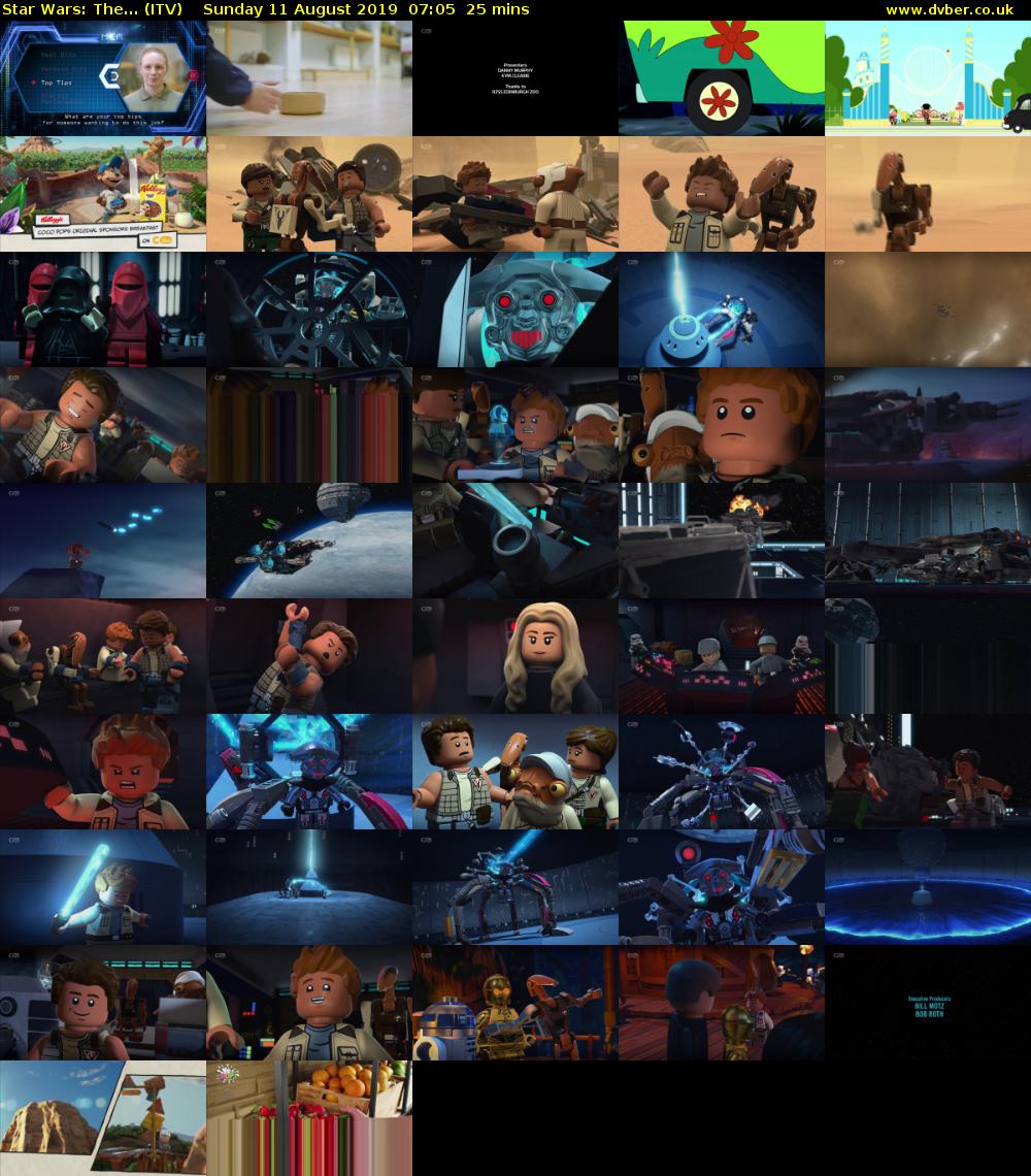 Star Wars: The... (ITV) Sunday 11 August 2019 07:05 - 07:30