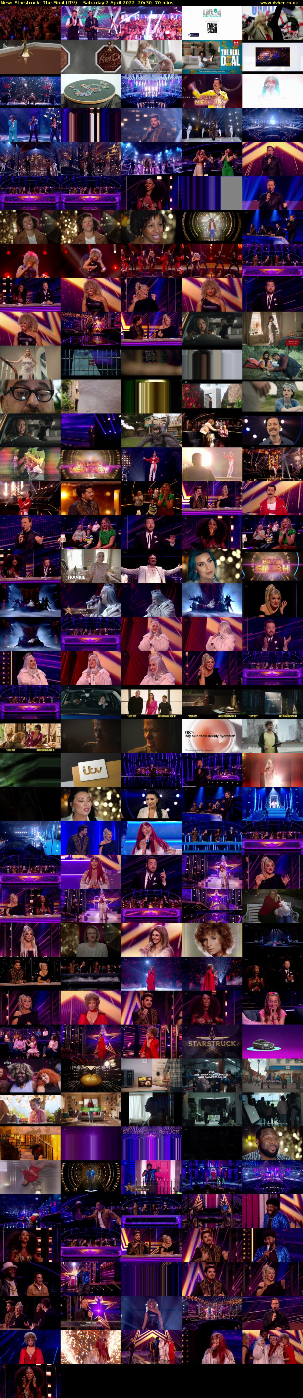 Starstruck: The Final (ITV) Saturday 2 April 2022 20:30 - 21:40
