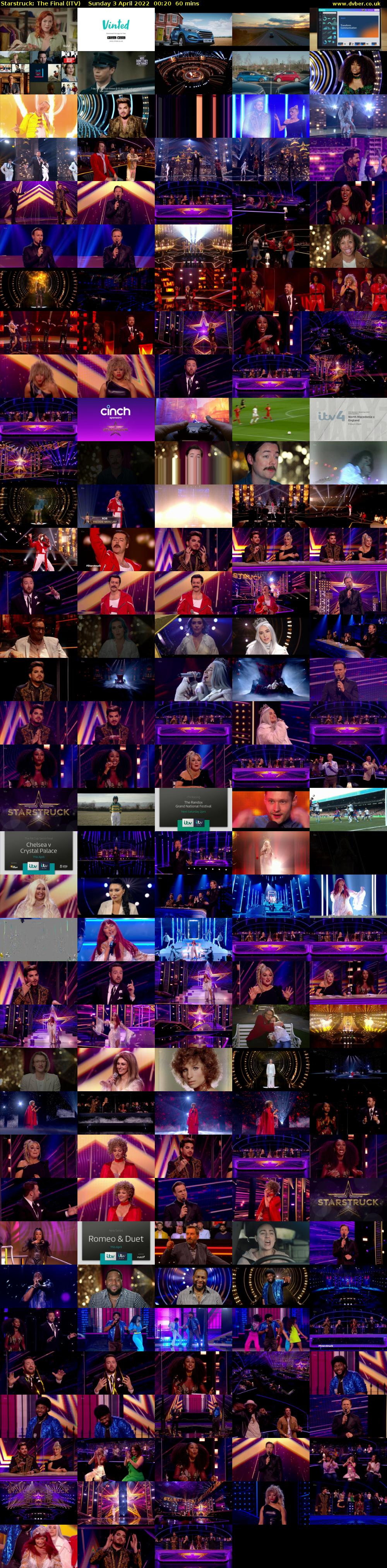 Starstruck: The Final (ITV) Sunday 3 April 2022 00:20 - 01:20