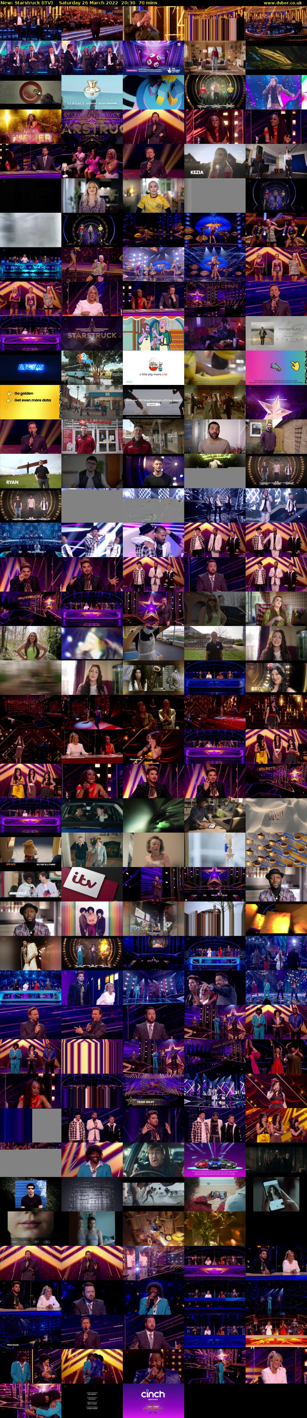Starstruck (ITV) Saturday 26 March 2022 20:30 - 21:40