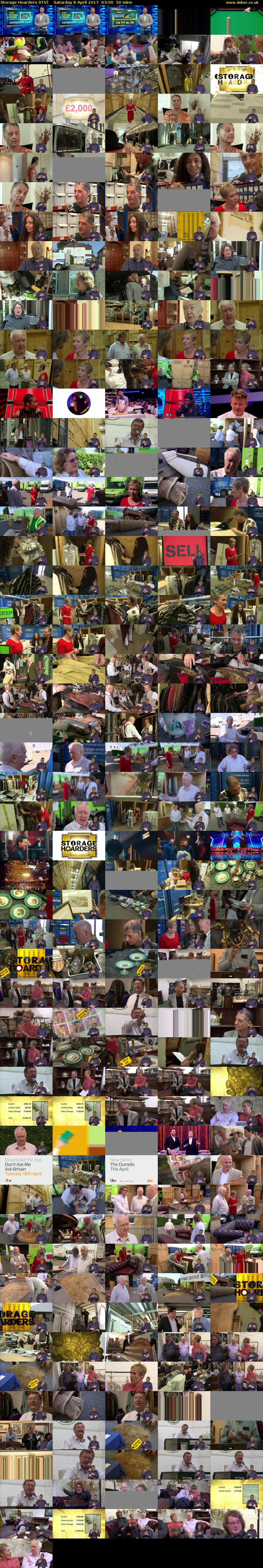 Storage Hoarders (ITV) Saturday 8 April 2017 03:00 - 03:50