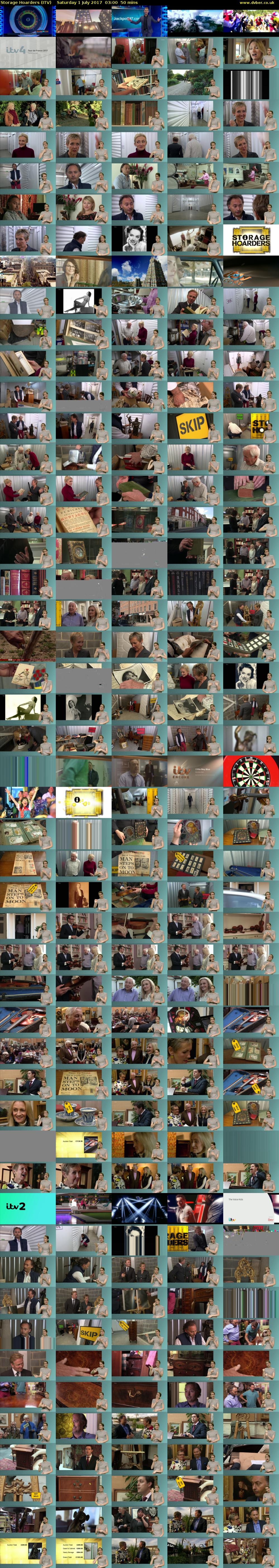 Storage Hoarders (ITV) Saturday 1 July 2017 03:00 - 03:50