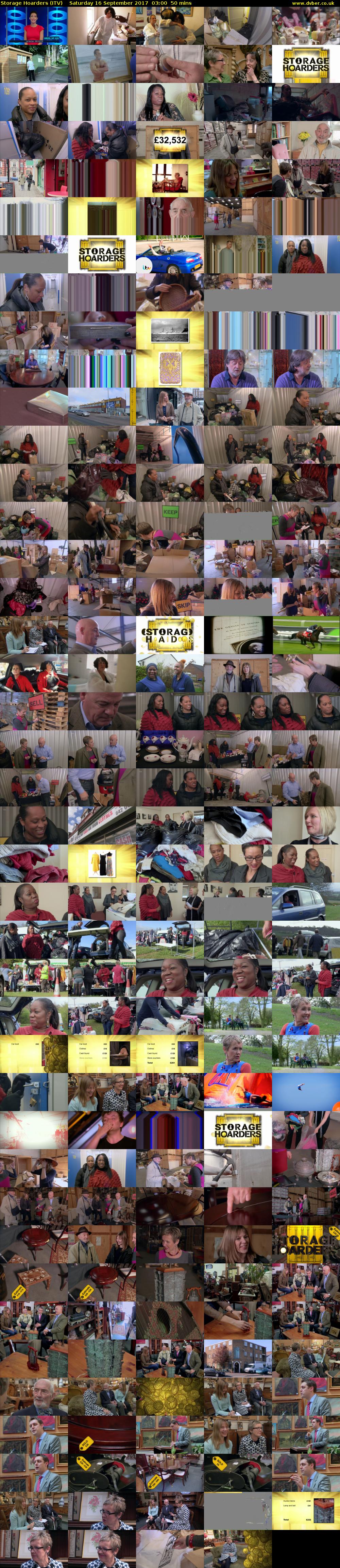 Storage Hoarders (ITV) Saturday 16 September 2017 03:00 - 03:50