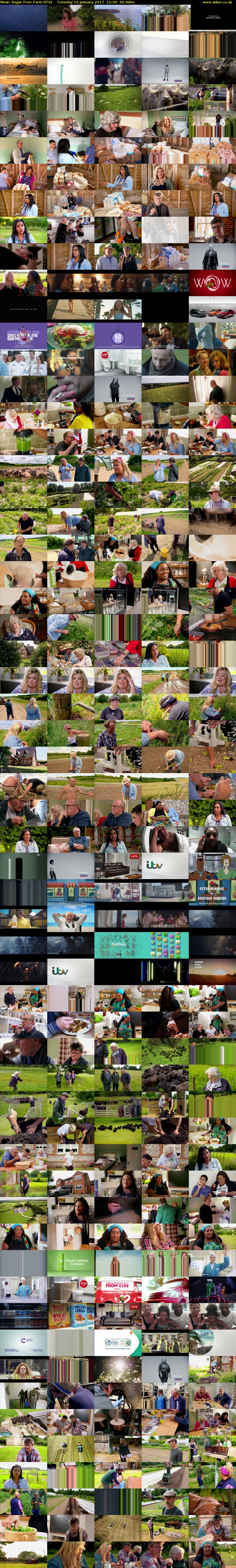 Sugar Free Farm (ITV) Tuesday 10 January 2017 21:00 - 22:00