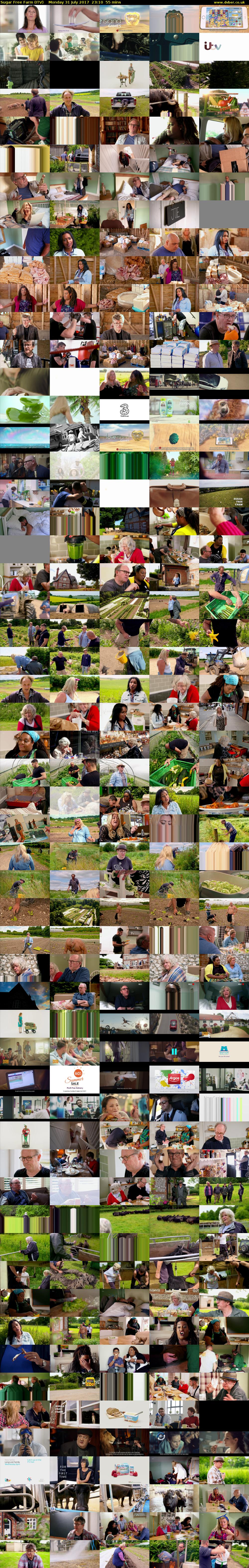 Sugar Free Farm (ITV) Monday 31 July 2017 23:10 - 00:05