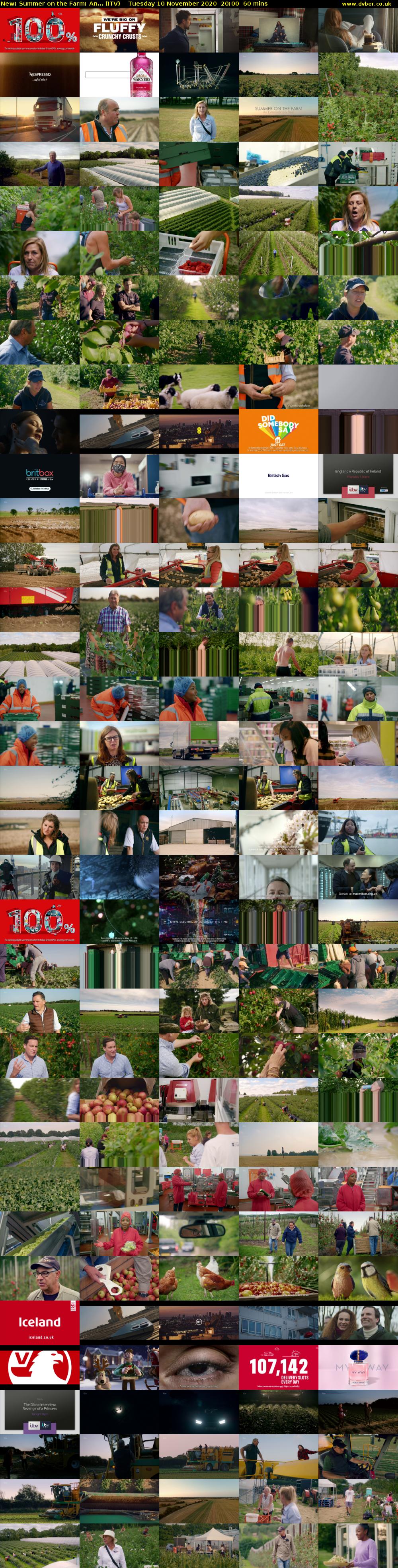 Summer on the Farm: An... (ITV) Tuesday 10 November 2020 20:00 - 21:00