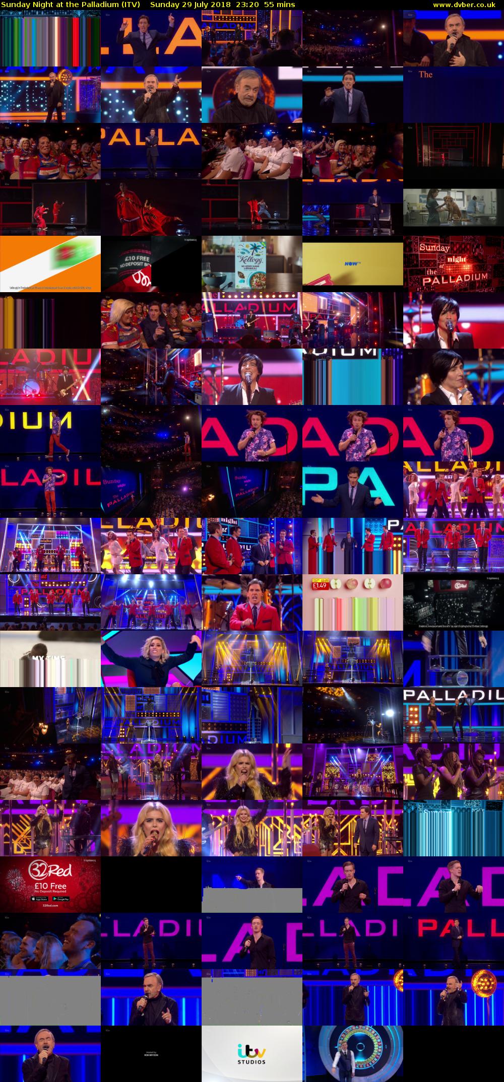 Sunday Night at the Palladium (ITV) Sunday 29 July 2018 23:20 - 00:15