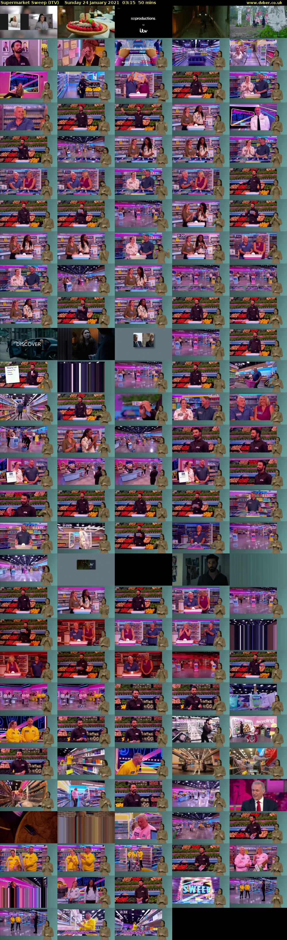 Supermarket Sweep (ITV) Sunday 24 January 2021 03:15 - 04:05