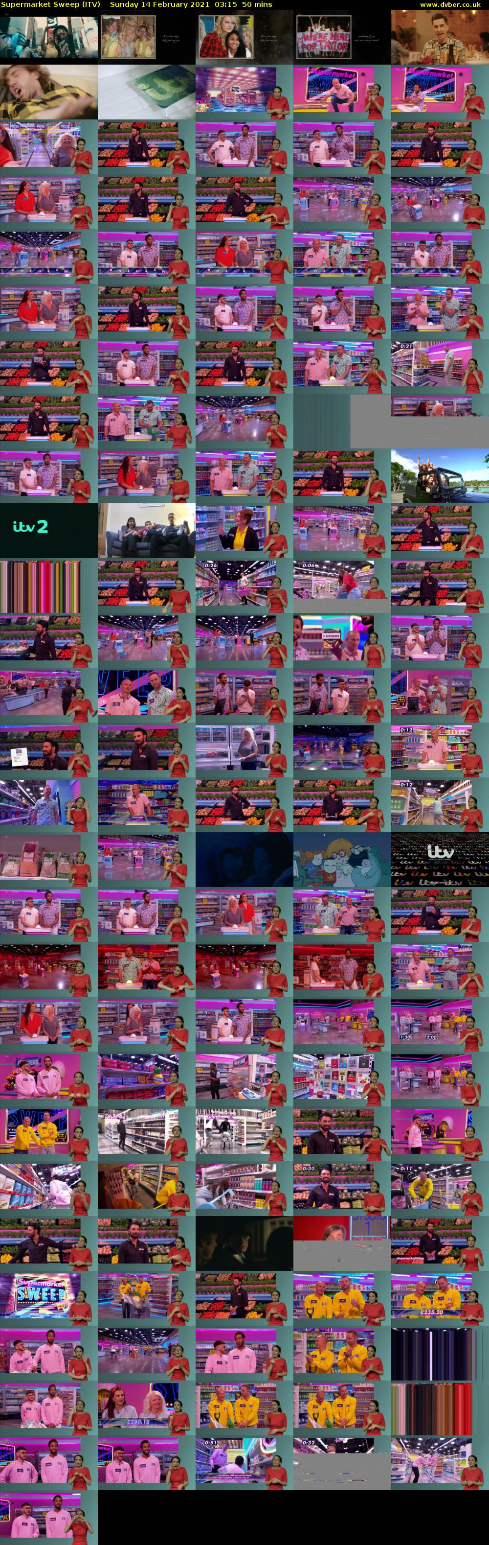 Supermarket Sweep (ITV) Sunday 14 February 2021 03:15 - 04:05