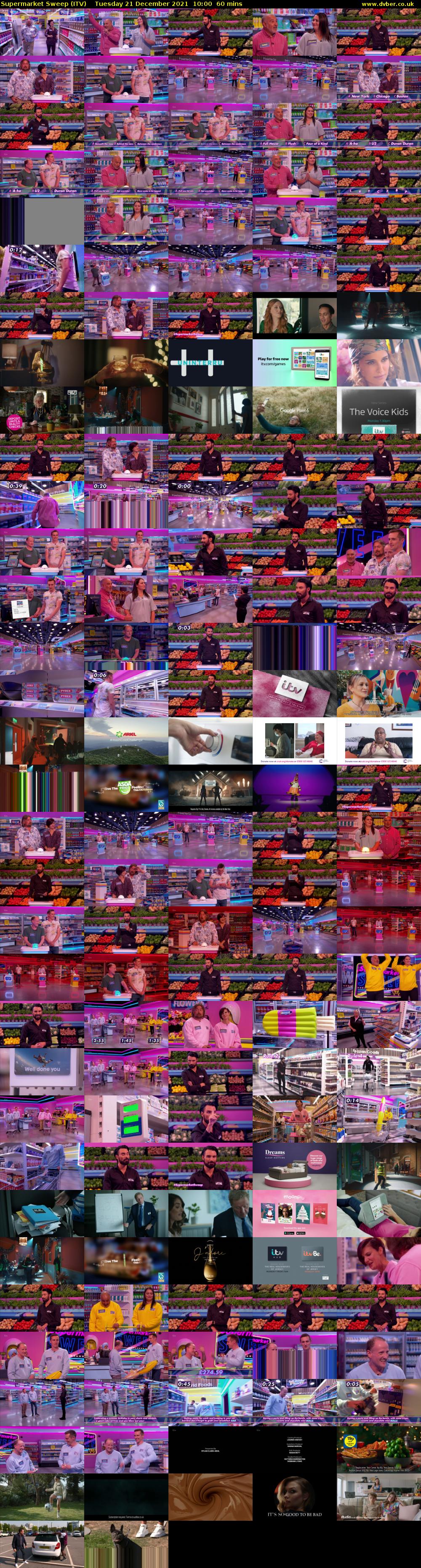 Supermarket Sweep (ITV) Tuesday 21 December 2021 10:00 - 11:00