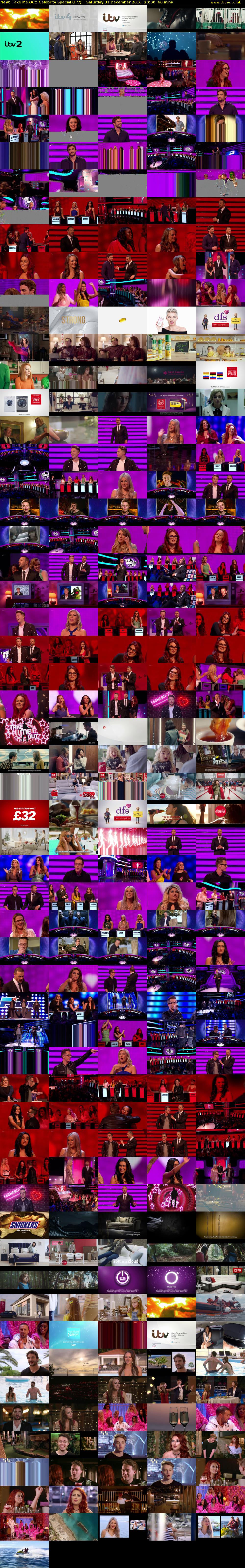 Take Me Out: Celebrity Special (ITV) Saturday 31 December 2016 20:00 - 21:00
