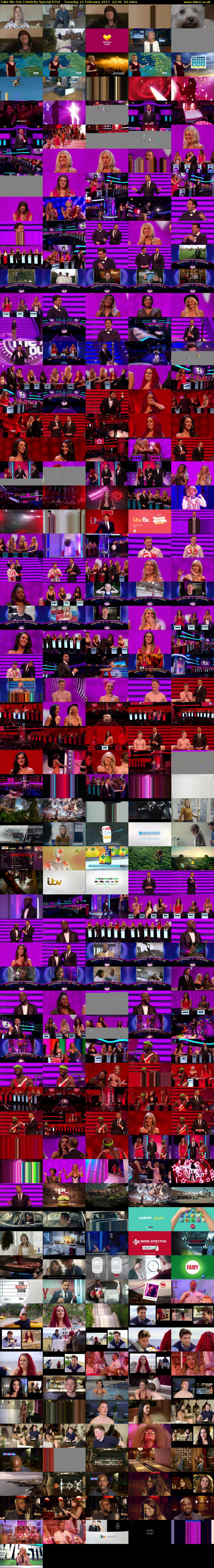 Take Me Out Celebrity Special (ITV) Tuesday 21 February 2017 22:40 - 23:40