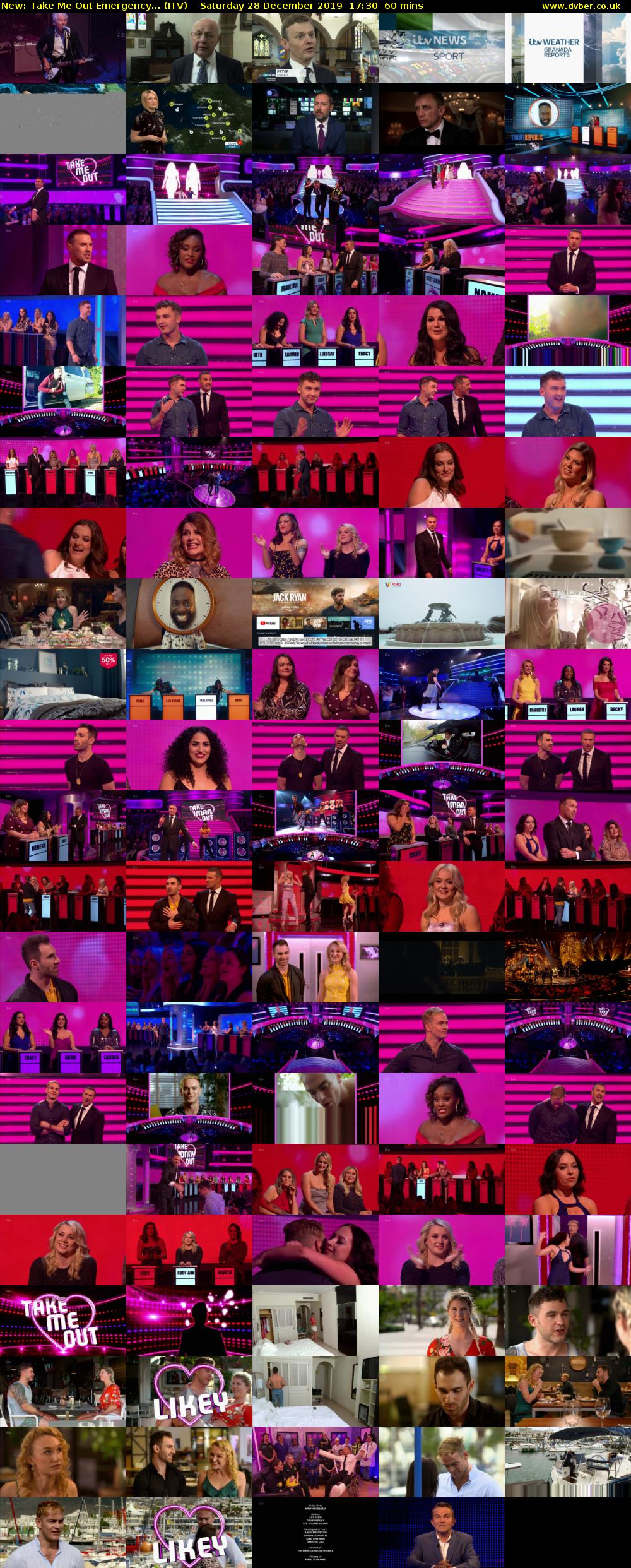Take Me Out Emergency... (ITV) Saturday 28 December 2019 17:30 - 18:30
