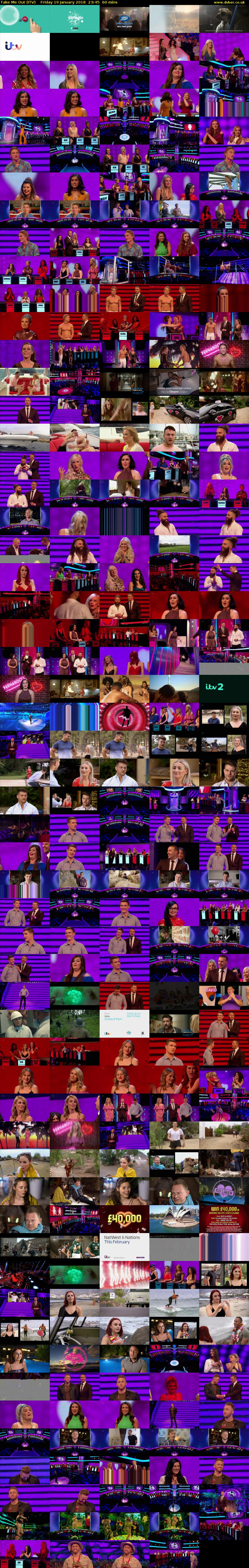 Take Me Out (ITV) Friday 19 January 2018 23:45 - 00:45