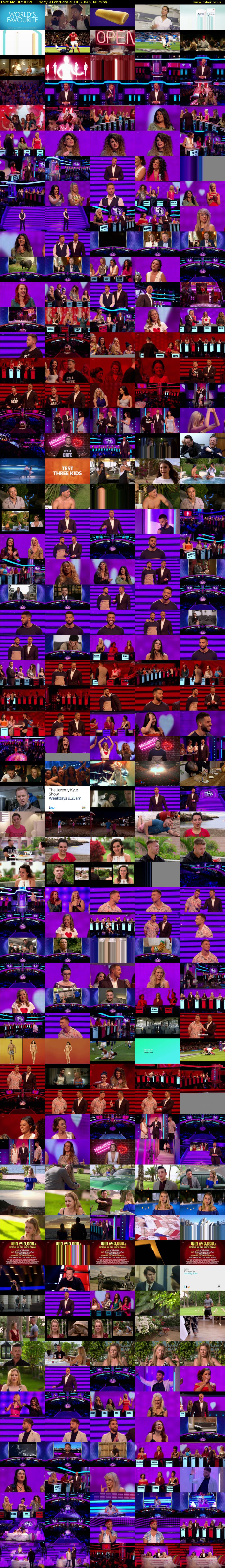Take Me Out (ITV) Friday 9 February 2018 23:45 - 00:45