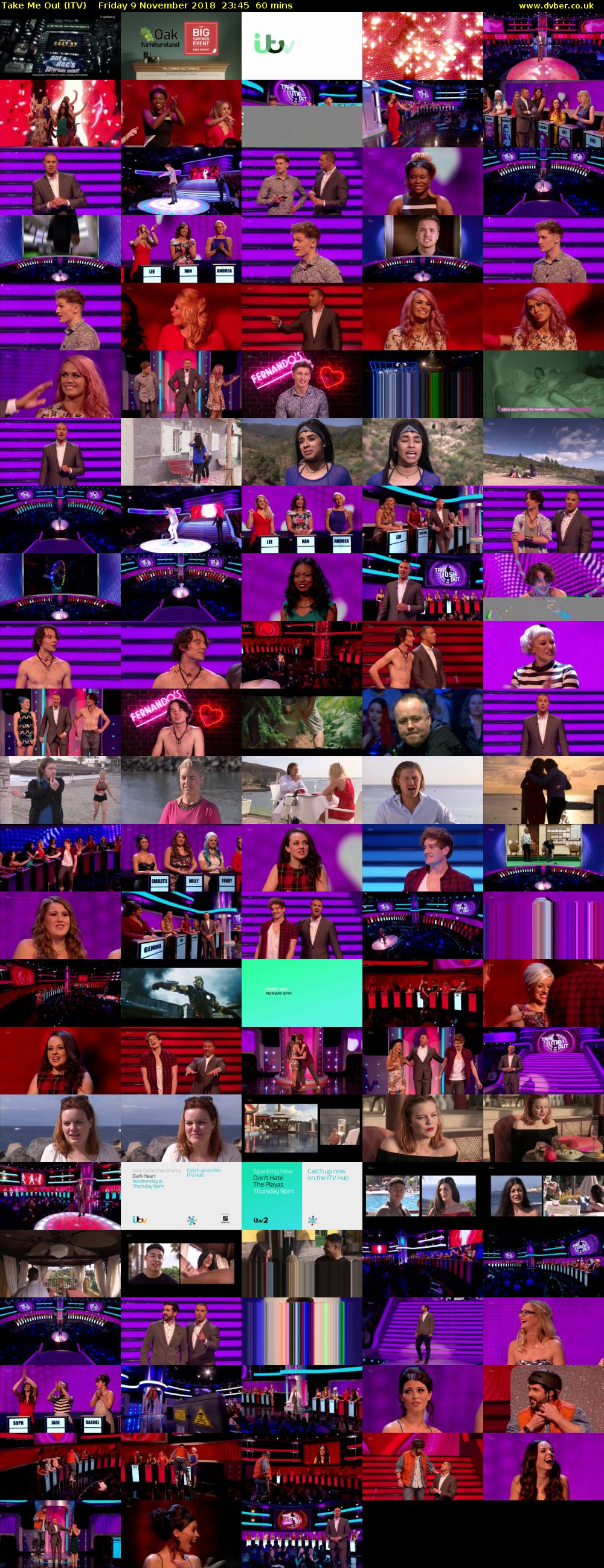 Take Me Out (ITV) Friday 9 November 2018 23:45 - 00:45