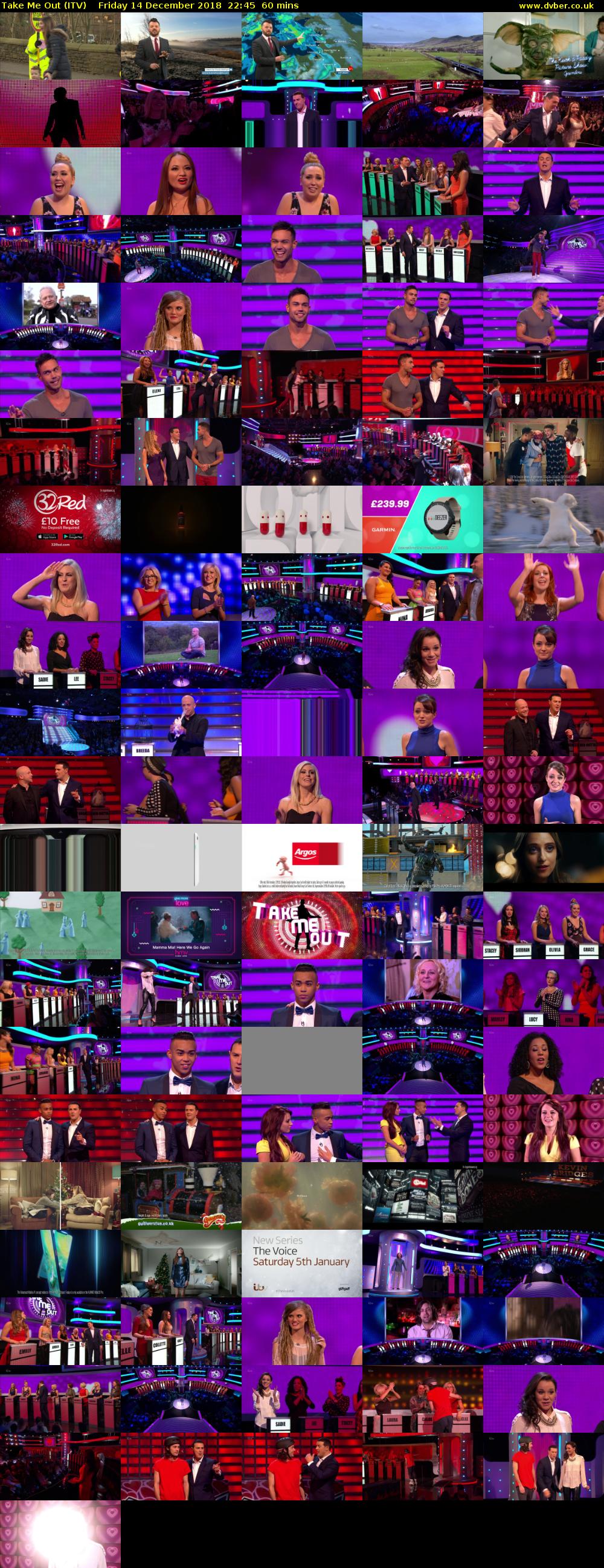Take Me Out (ITV) Friday 14 December 2018 22:45 - 23:45