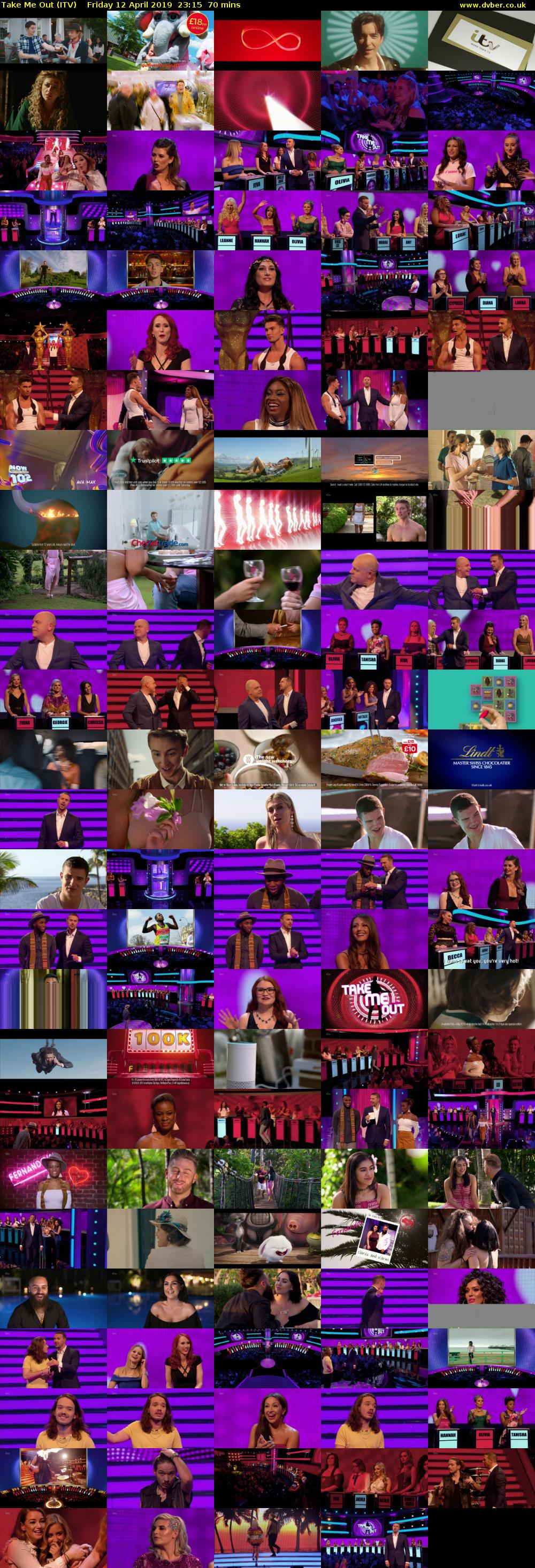 Take Me Out (ITV) Friday 12 April 2019 23:15 - 00:25