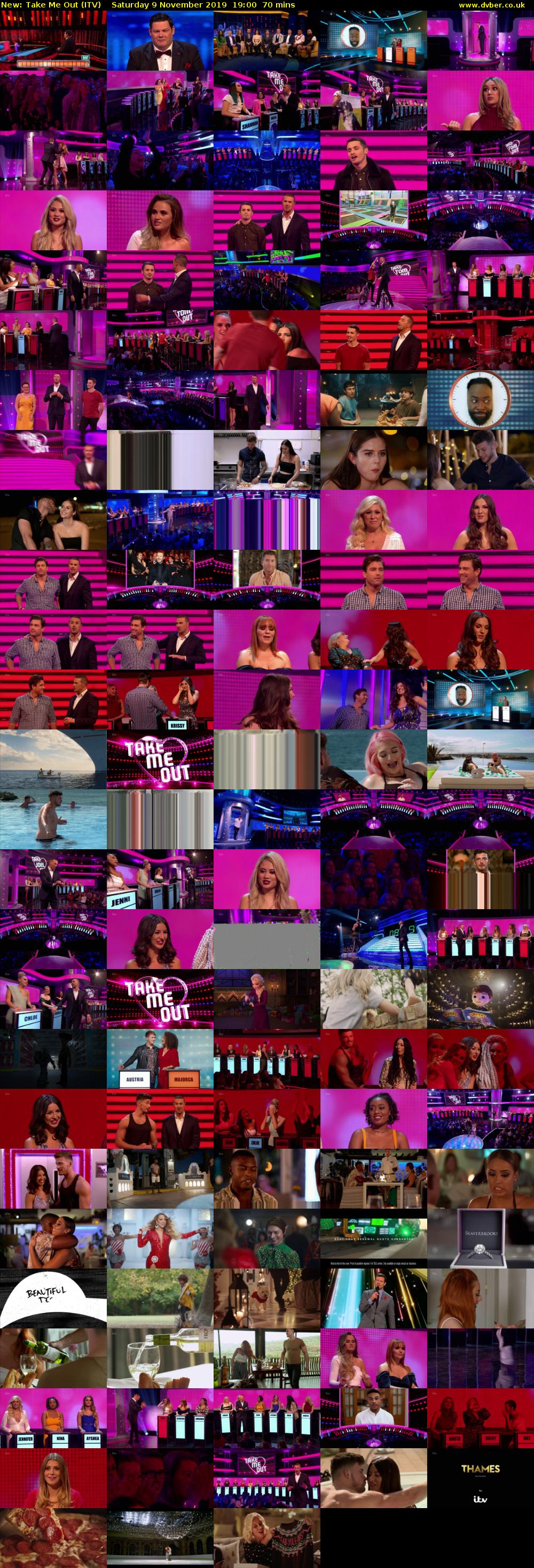 Take Me Out (ITV) Saturday 9 November 2019 19:00 - 20:10