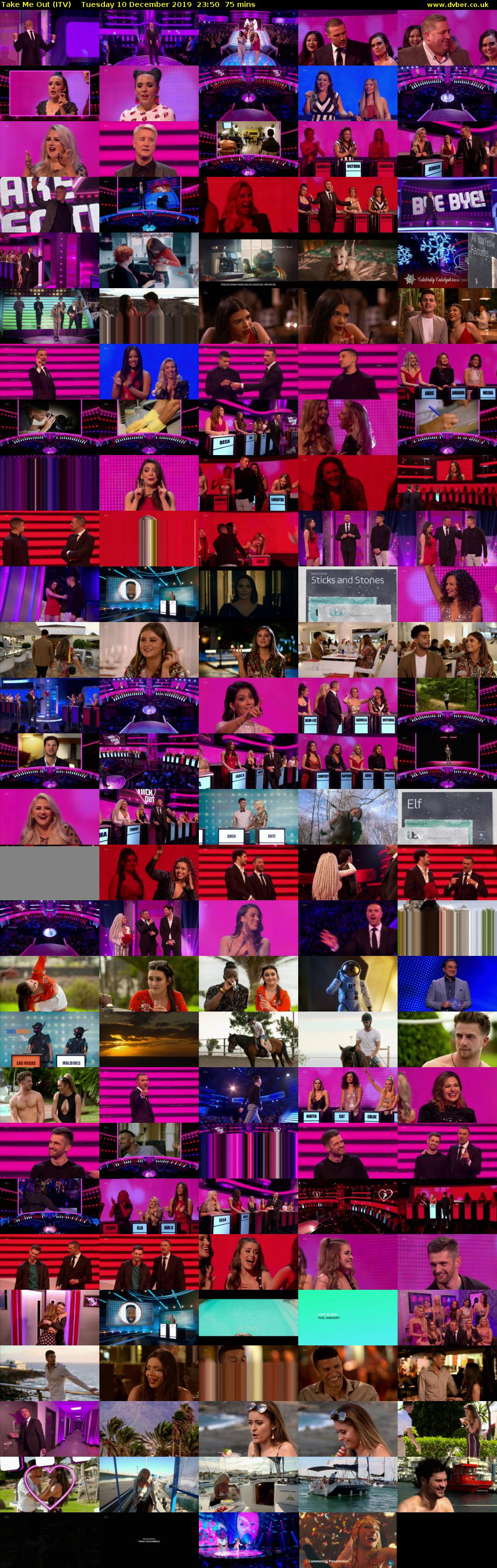 Take Me Out (ITV) Tuesday 10 December 2019 23:50 - 01:05