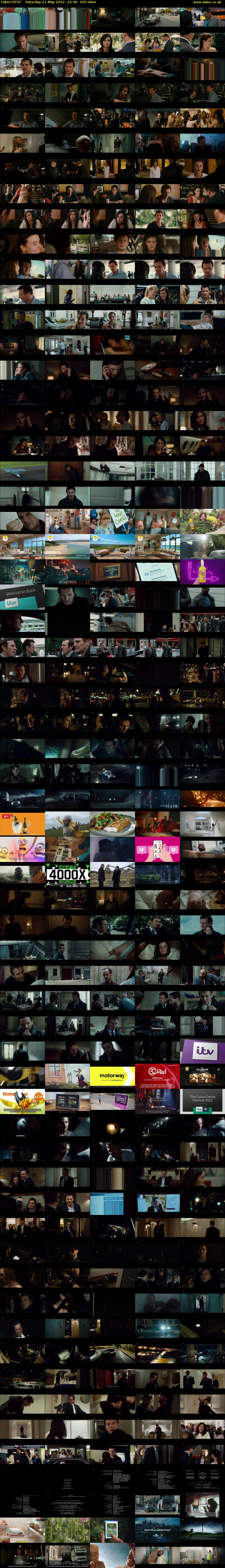 Taken (ITV) Saturday 21 May 2022 22:40 - 00:25